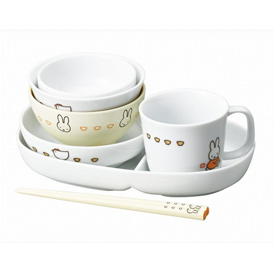 こころ粋 / ミッフィーイングレーズ（こっこ親子） つみつみ食器セット