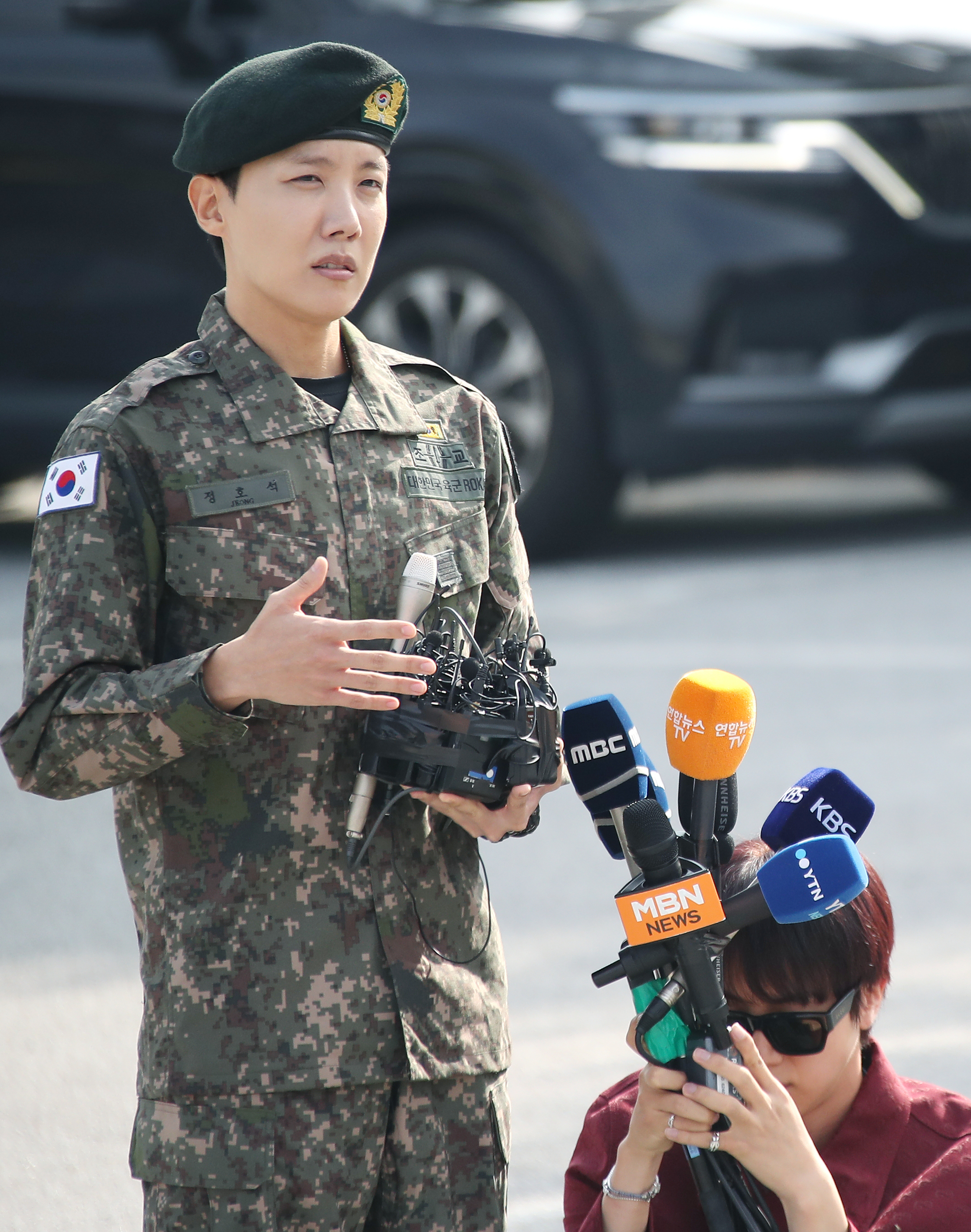 ARMY, your hope is back! J-Hope finishes military duty — in pictures