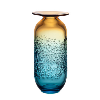 コスタボダ AURORA フラワーベース ブルーxオレンジ オブジェ