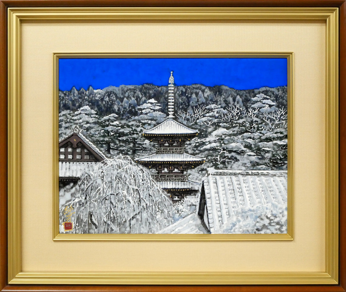 後藤純男「行く春大和」日本画・SM 絵画買取・販売の小竹美術