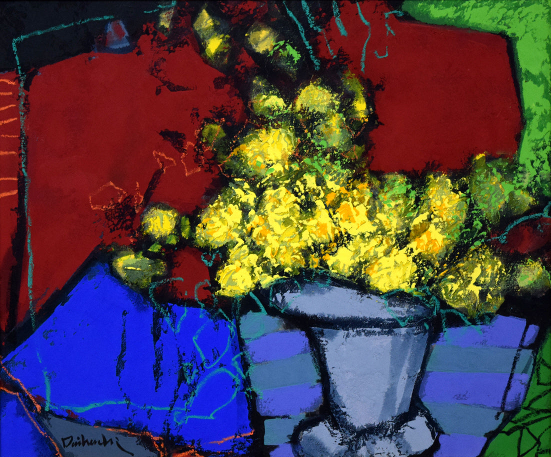 糸大八「時は密のように」油絵・F20号 絵画買取・販売の小竹美術