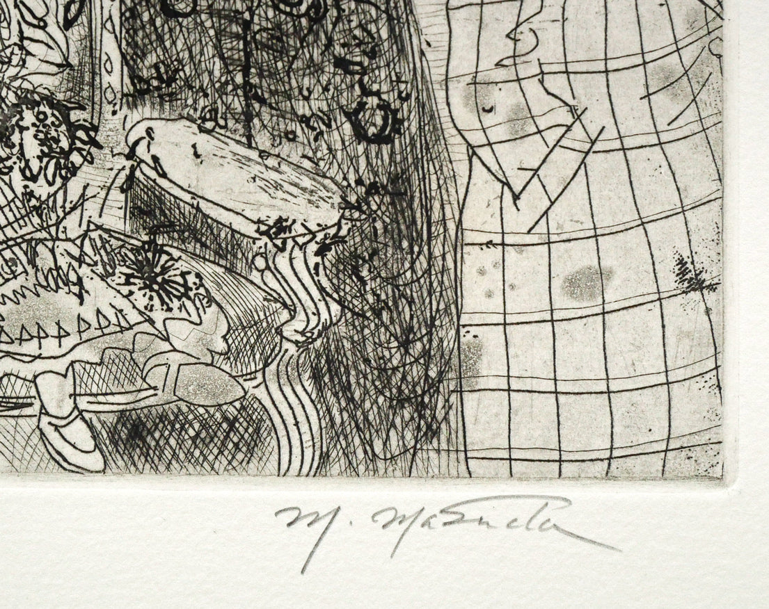 増田誠「エッチング1」銅版画 絵画買取・販売の小竹美術