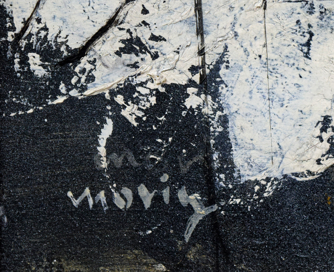 森山誠「卓上04-2」油絵・F20号 絵画買取・販売の小竹美術