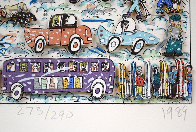 ジェームス・リジィ（JAMES RIZZI）「IT′s THE ALTITUDE」3Dリトグラフ