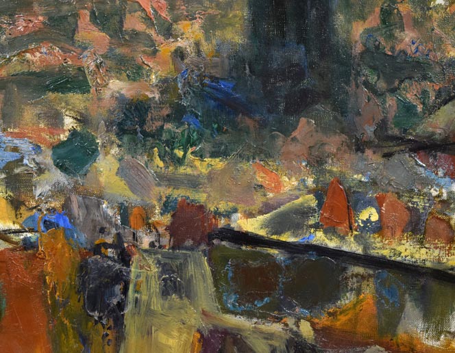 田辺三重松「サクレクール眺望（パリ）」油絵・F10号 絵画買取・販売の