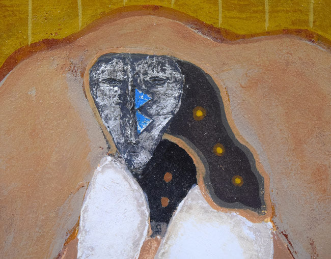 阿部国利「無題」油絵・SM 絵画買取・販売の小竹美術