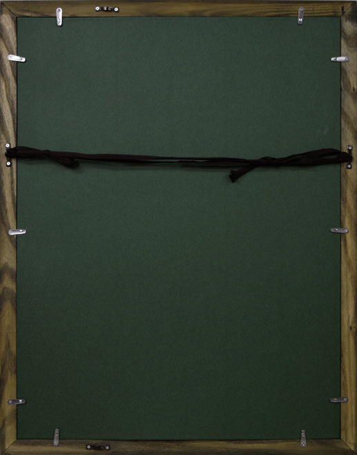 秋山巌「草しげる」木版画 絵画買取・販売の小竹美術