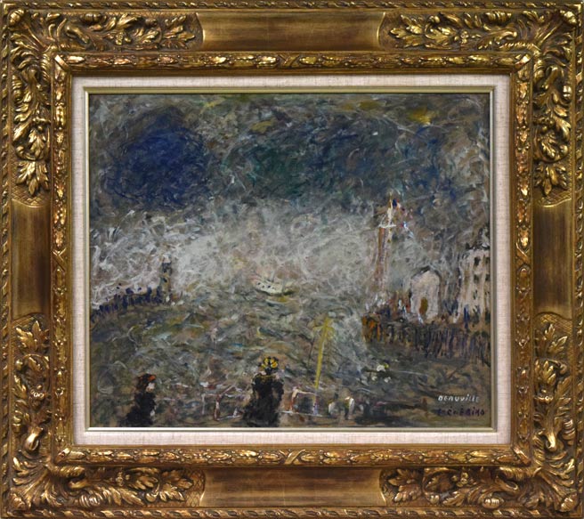 蛯子善悦「花」油絵・F8号 絵画買取・販売の小竹美術