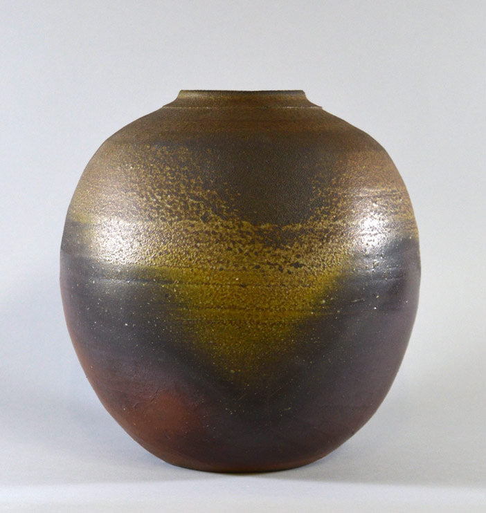 藤原雄「備前壺」共箱 絵画買取・販売の小竹美術