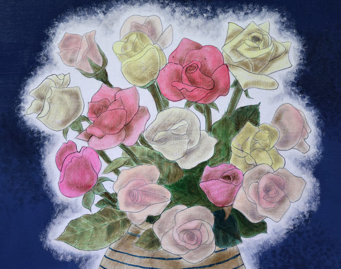 バラ 絵画買取・販売の小竹美術