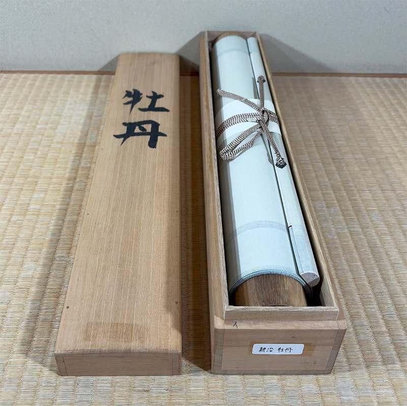 円装牡丹（ミニ掛軸）｜新・古美術 高美堂（こうびどう）｜掛軸販売