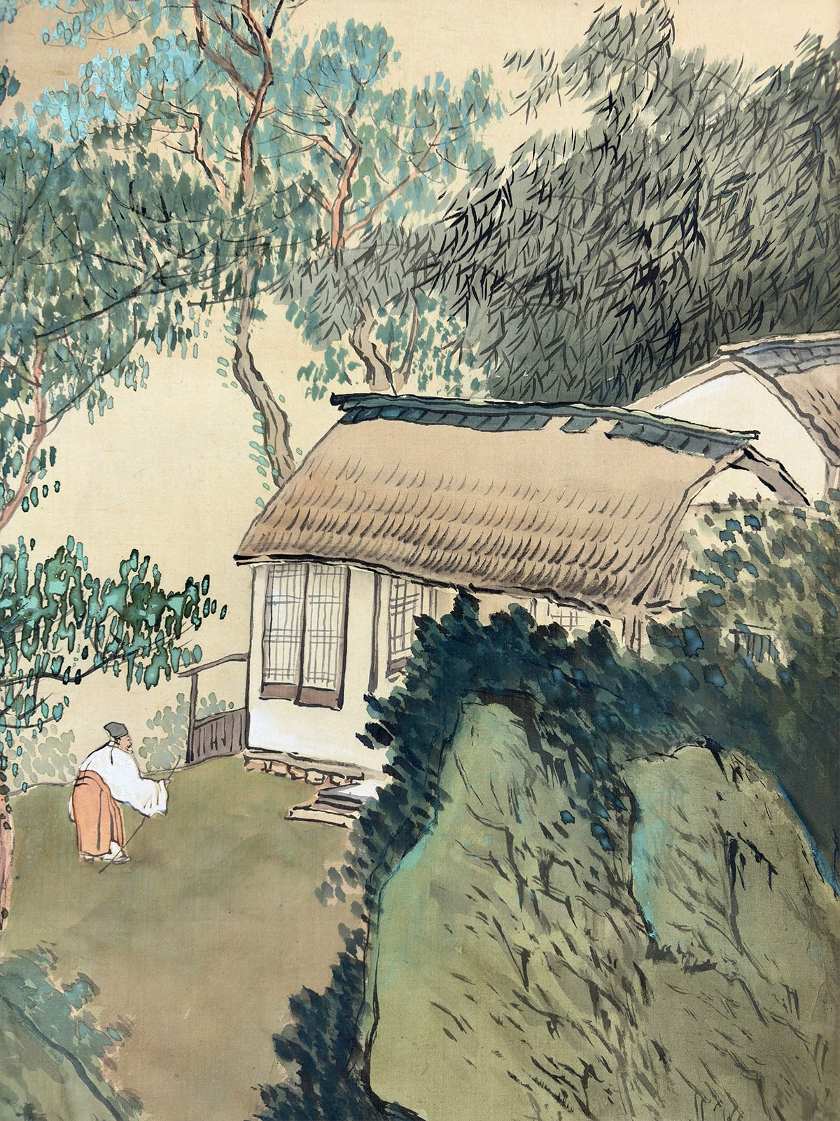 青緑山水｜新・古美術 高美堂（こうびどう）｜掛軸販売・通販・買取