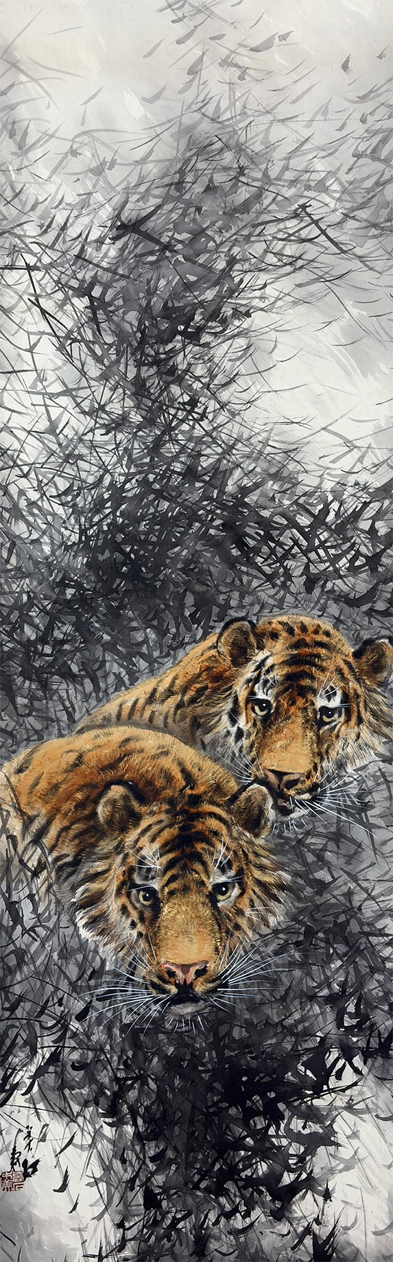 猛虎｜新・古美術 高美堂（こうびどう）｜掛軸販売・通販・買取｜骨董