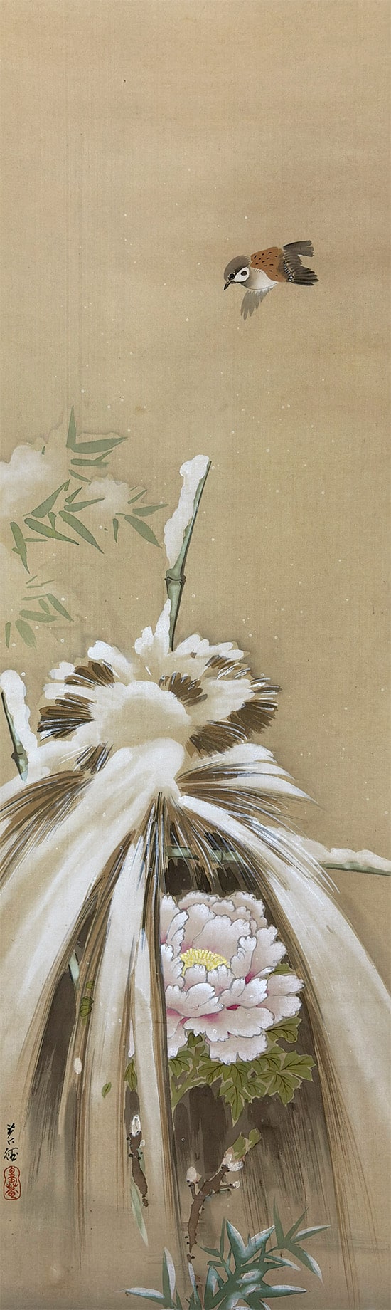 寒牡丹｜新・古美術 高美堂（こうびどう）｜掛軸販売・通販・買取