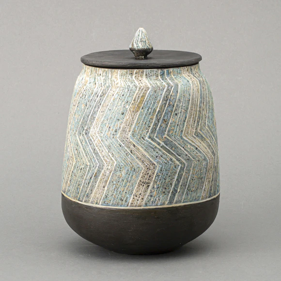 彩泥象嵌平鉢(羽鳥 惠子)｜ギャラリージャパン