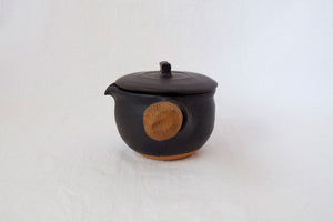 お一人様2点まで] 馬場勝文陶工房 ｜ ふた付き耐熱ミルクパン［黒］