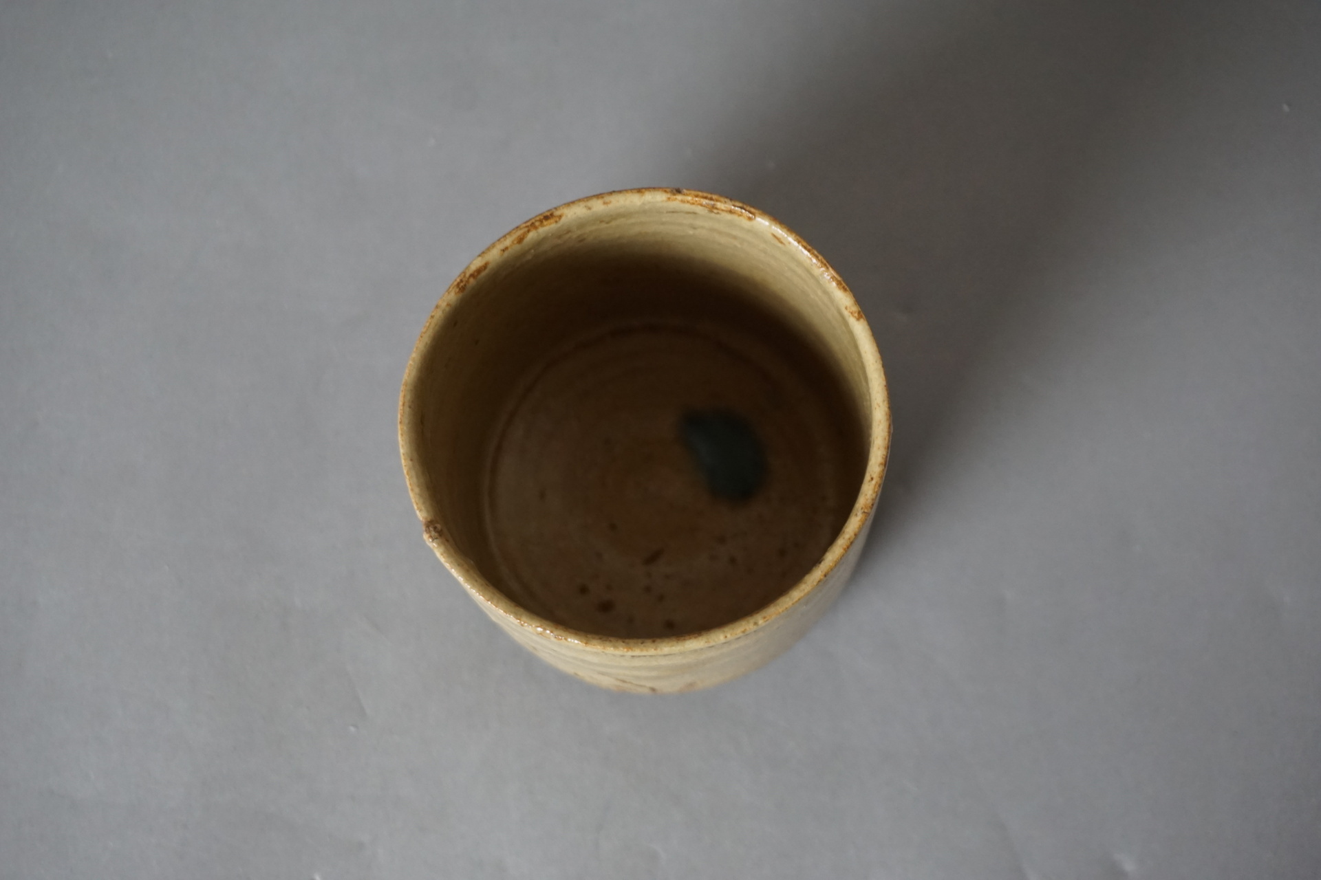 黄瀬戸 筒茶碗】 淡々斎 箱: Journal of FUJII KOUNDO
