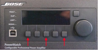 Enabling Recovery Mode on a PowerMatch Amplifier
