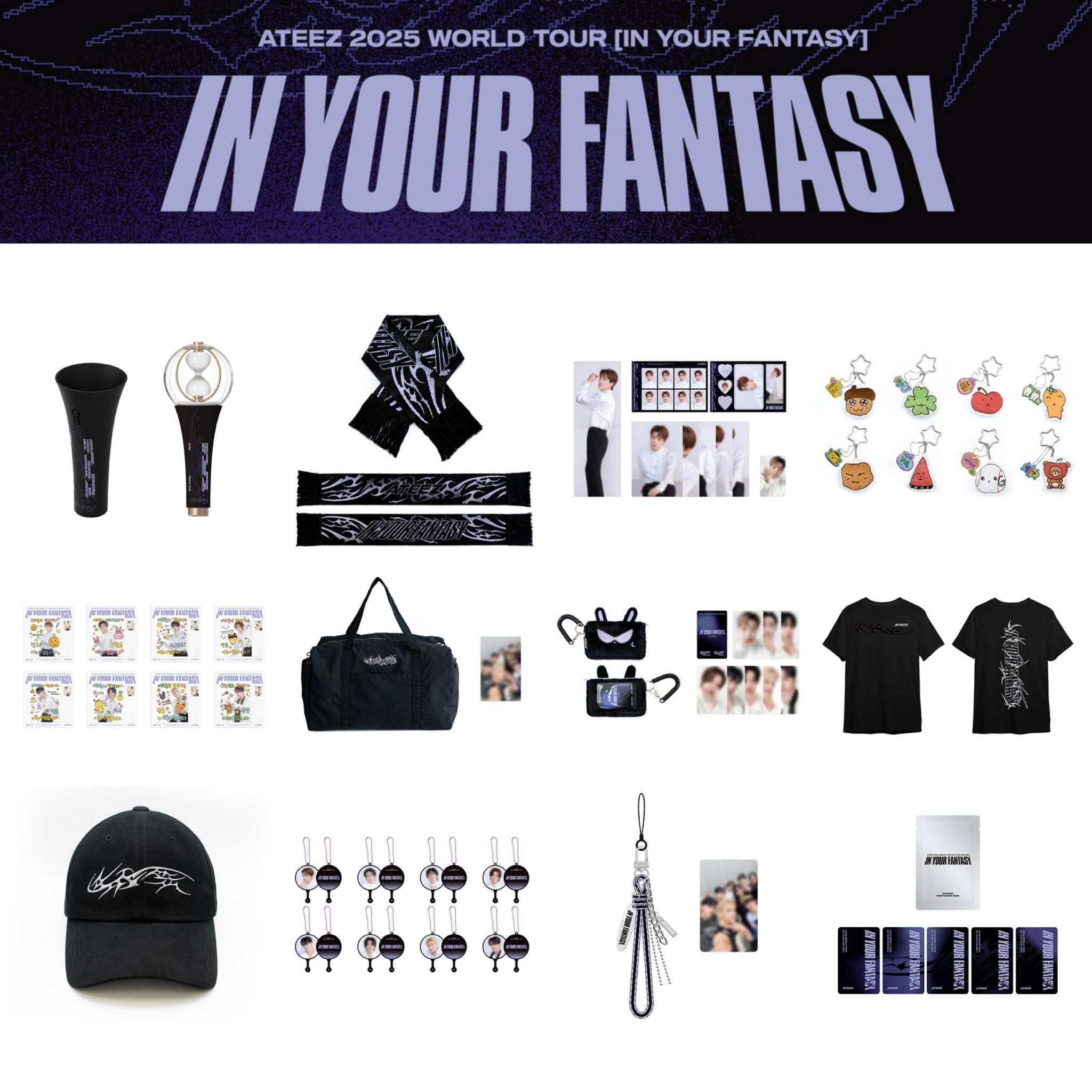 ATEEZ 2025 World Tour IN YOUR FANTASY in INCHEON Official MD – K-STAR