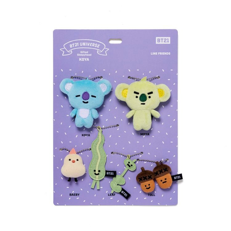 BT21 JAPAN] BT21 5th Anniversary Family Mascot Set Limited Edition