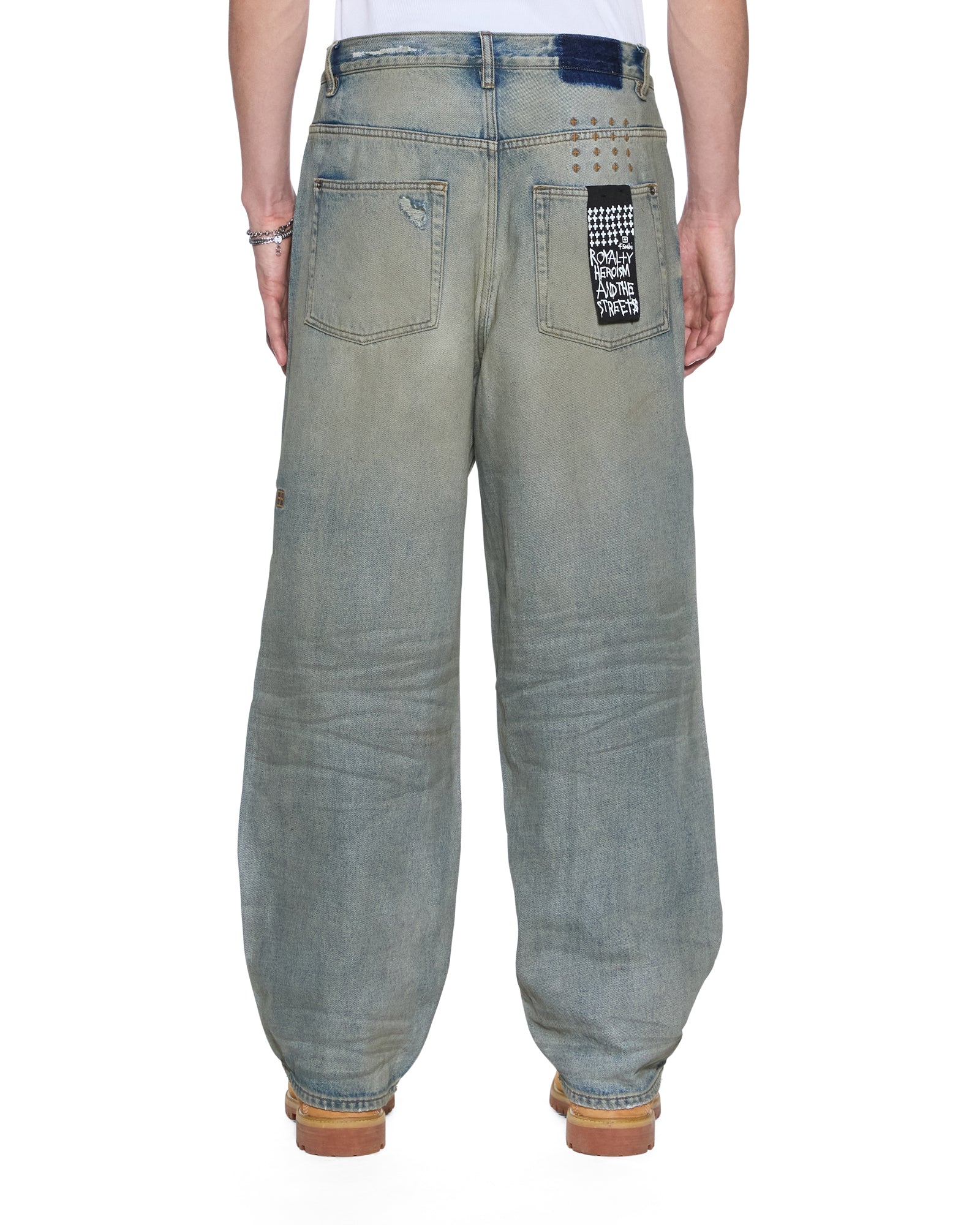 Maxx Mechanik Mens Baggy Jeans - Blue Denim | Ksubi ++