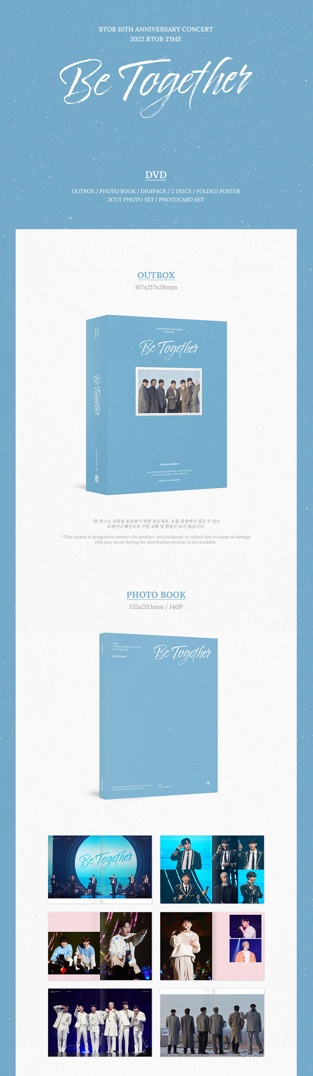 Btob - Be Together 10th Anniversary Concert 2022 Btob Time DVD Blu
