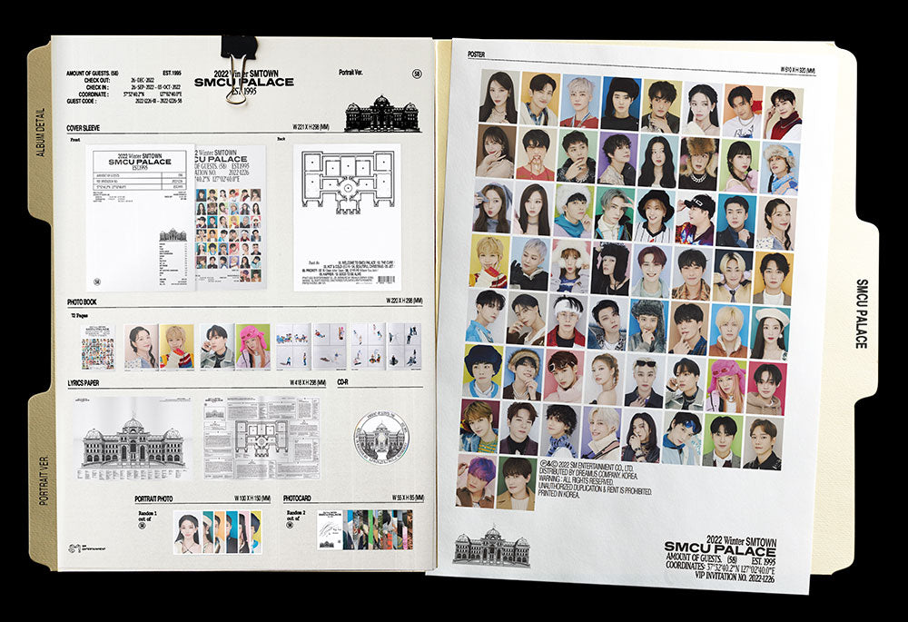 2022 Winter SMTOWN: SMCU PALACE [Portrait Book Ver.] - K PLACE