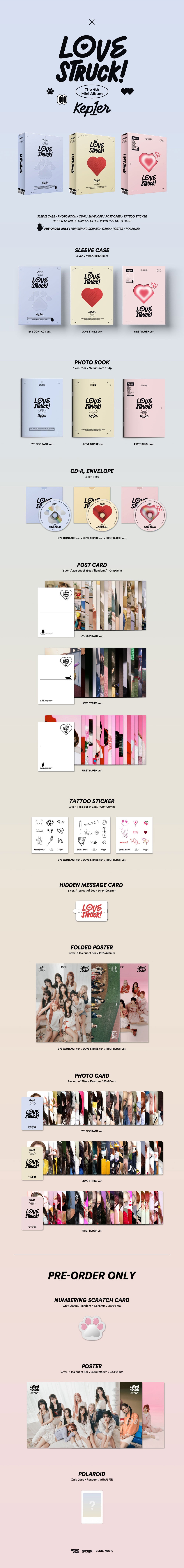 Kep1er - LOVESTRUCK! [4th Mini Album] - K PLACE