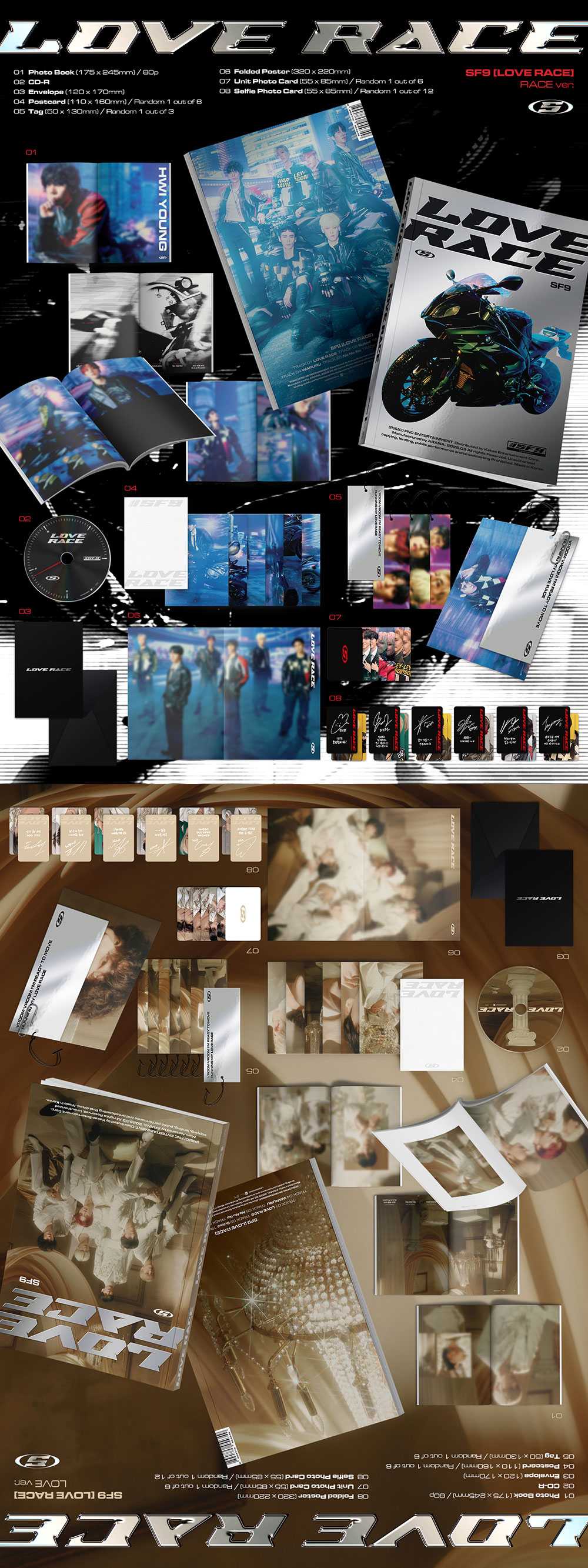 SF9 LOVE RACE インソン セット SF9 LOVE RACE インソン セット SF9