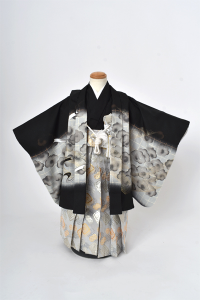 五歳祝着・Sサイズ【風神雷神】(身長約95〜103cm向け)｜着物レンタル