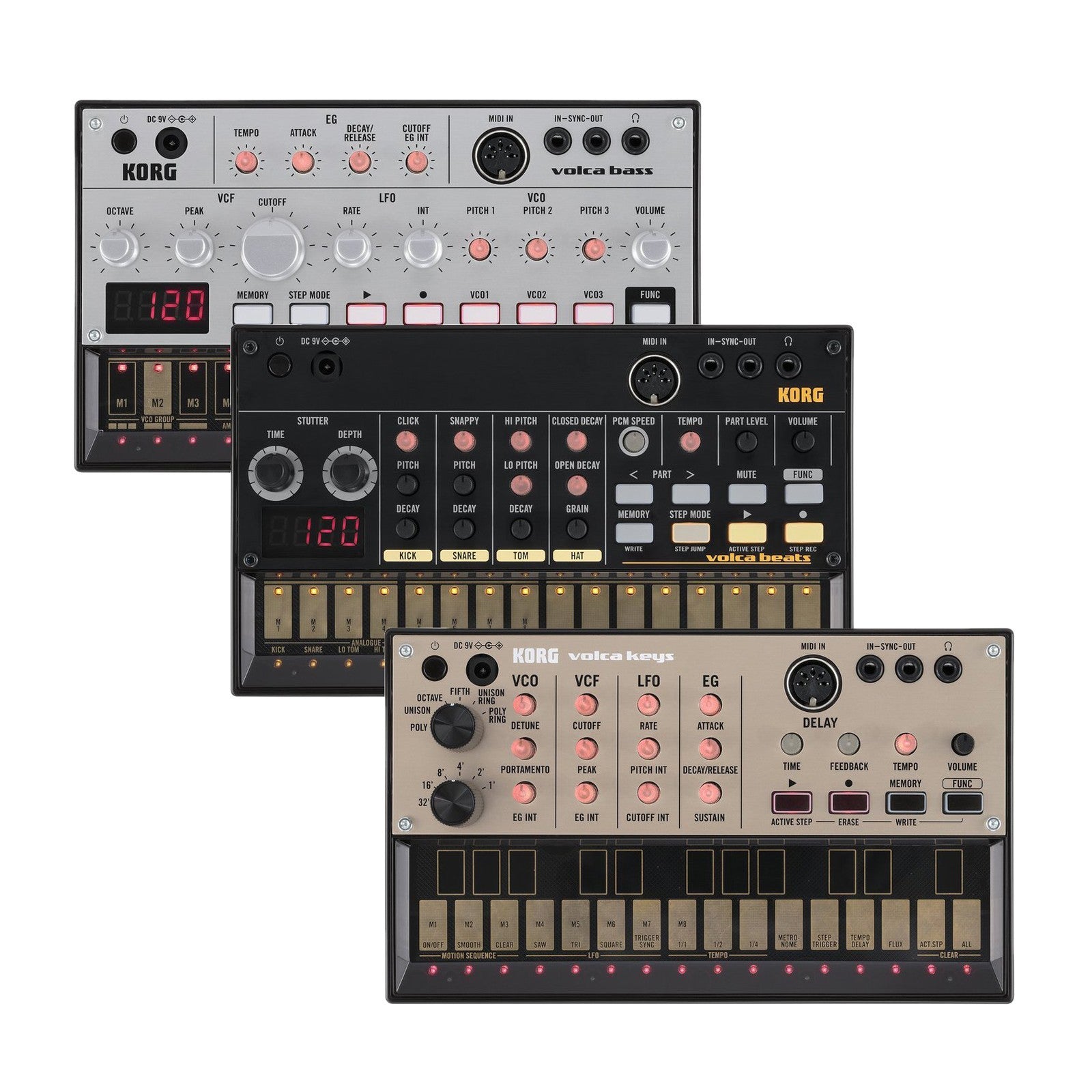 Korg Volca Series 3-IN-1 BUNDLE – Kraft Music