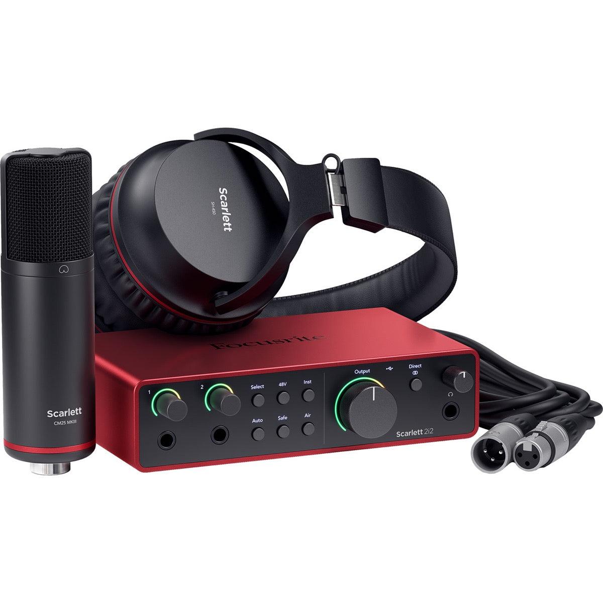 Focusrite Scarlett 2i2 Studio (4th Gen) Recording Package – Kraft
