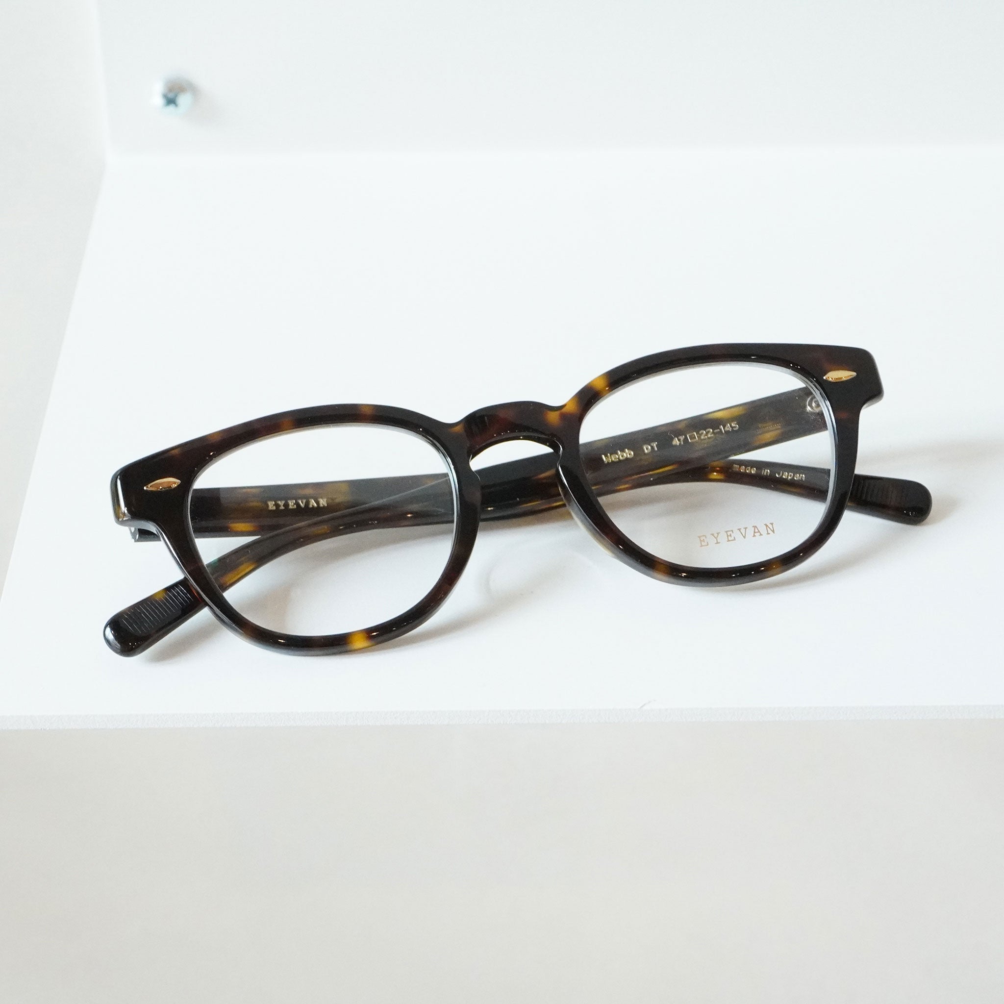 EYEVAN アイヴァン / WEBB 47 / DT (DARK TORTOISE) / メガネ – KRANC