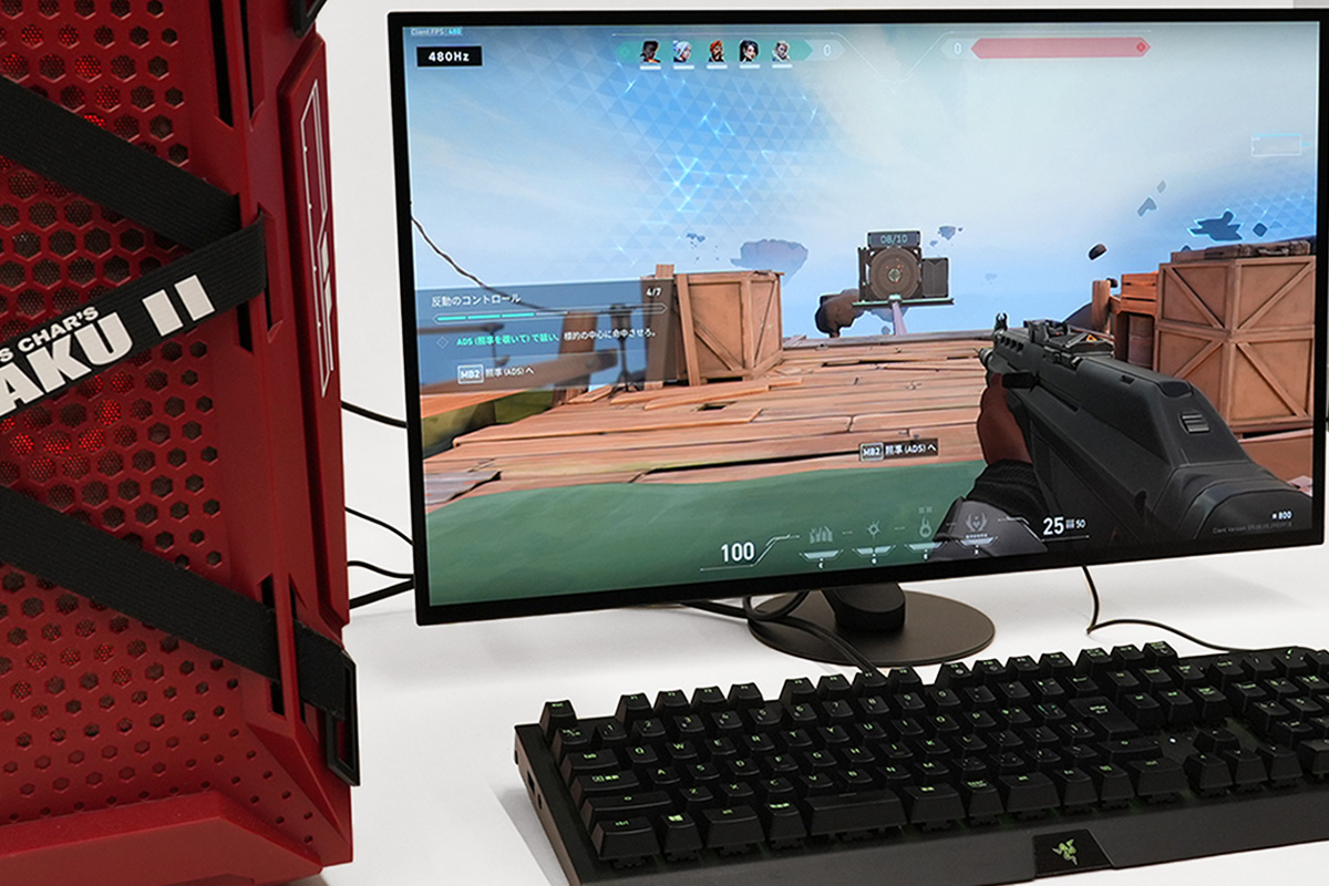 ゲーミングモニター「INZONE M10S」(27インチ/QHD 2560×1440/480Hz