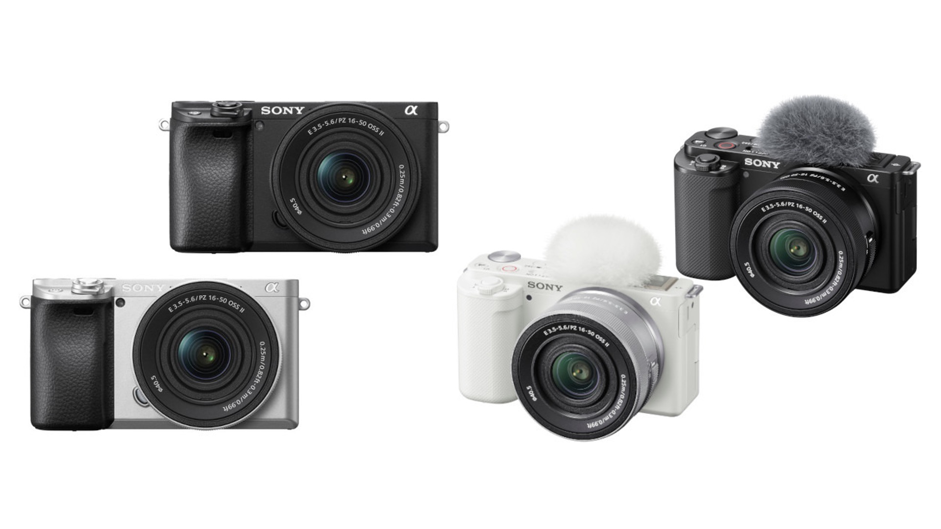 ソニーデジタル一眼カメラα APS-C α6400、ZV-E10 キットレンズが