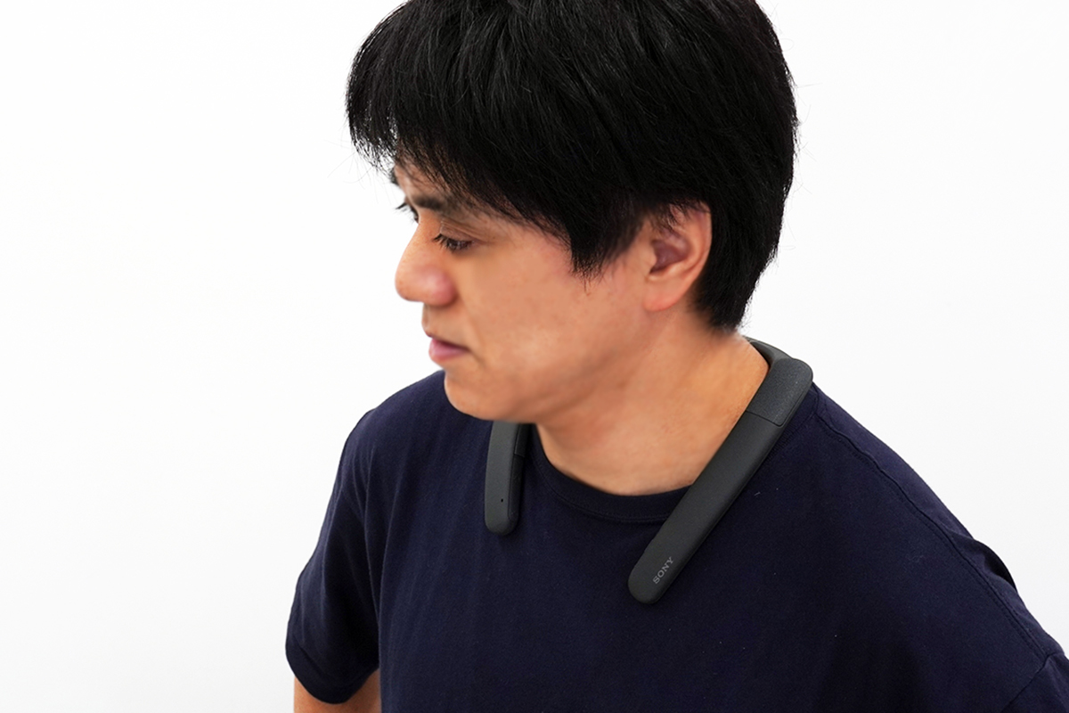ワイヤレスネックバンドスピーカー「SRS-NB10」レビュー。使ってみたら