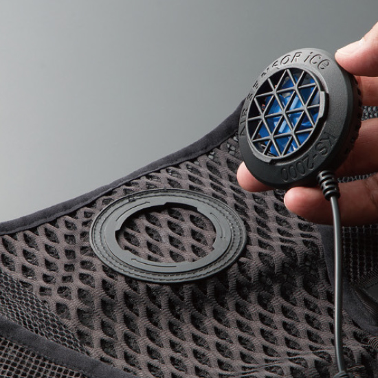 クロダルマエアーセンサーアイス ペルチェベストKS-2100バッテリーセット