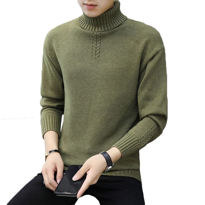Military Turtleneck Sweater 