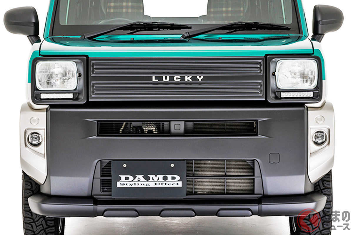 約230万円！ 旧車デザインのダイハツ「軽SUV」に反響多数！ 80年代