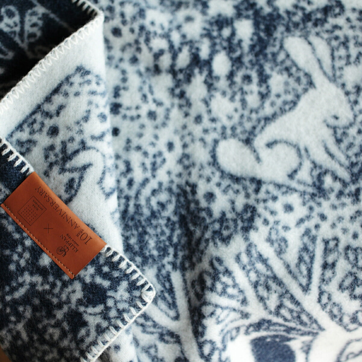 クリッパン×ミナ・ペルホネン 10周年記念 ウールシングルブランケット