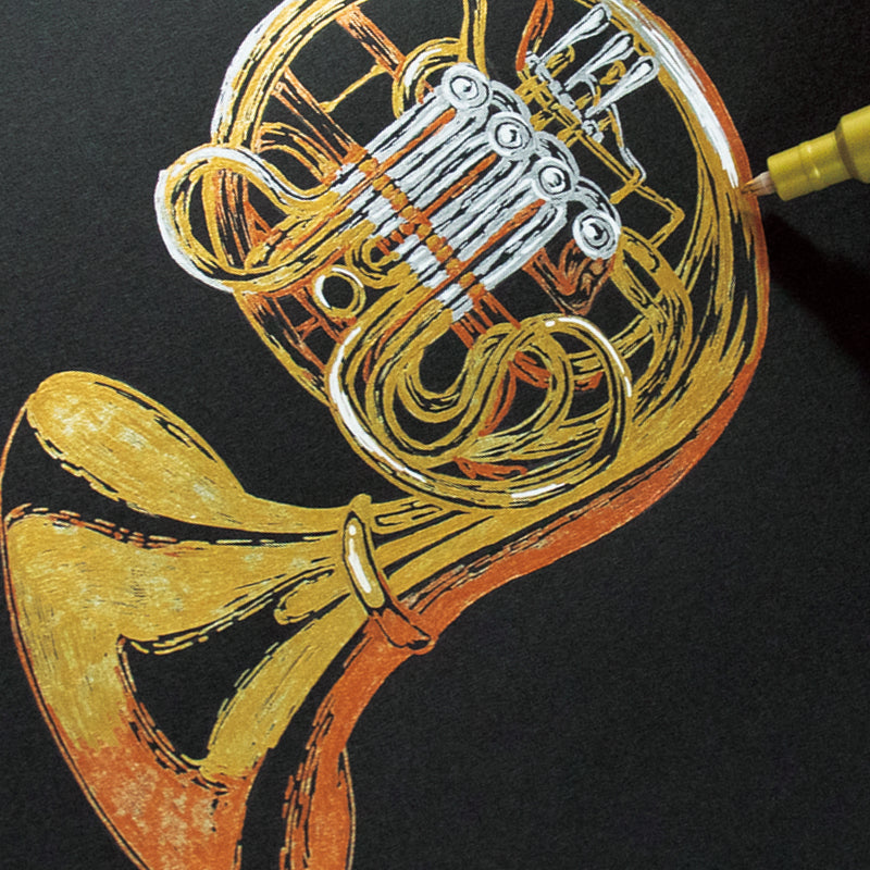 ZIG Cartoonist MANGAKA OPAQUE LINER 4V（オペークライナー4色セット