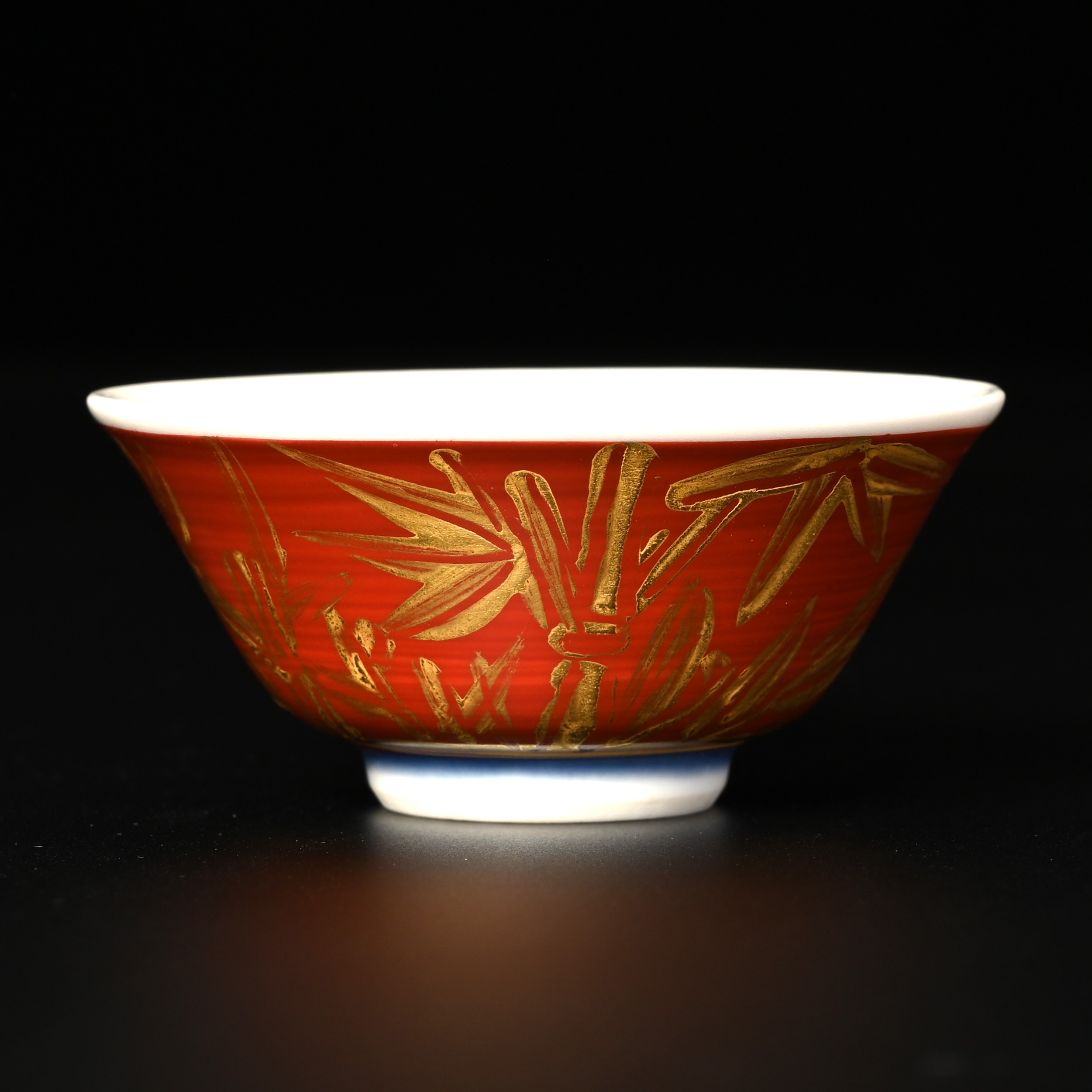 近藤悠三 笹金彩盃 | 銀座 黒田陶苑オンラインショップ