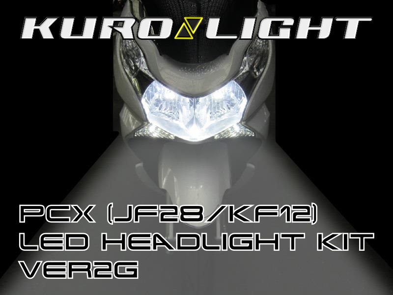 PCX125/150 (JF28/KF12)初期型 用 HS5 白色LEDヘッドライトKIT Ver2G