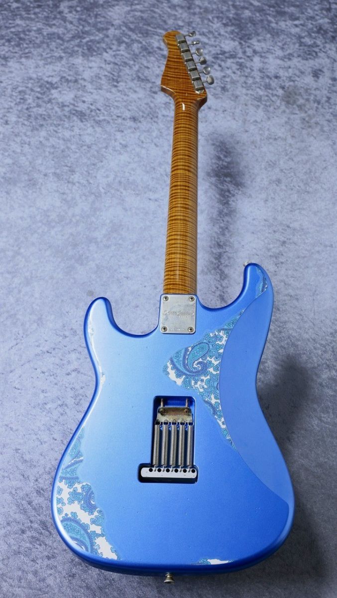 XSC-2 Master Grade Flame Maple Neck Heavy Aged ~Lake Pracid Blue
