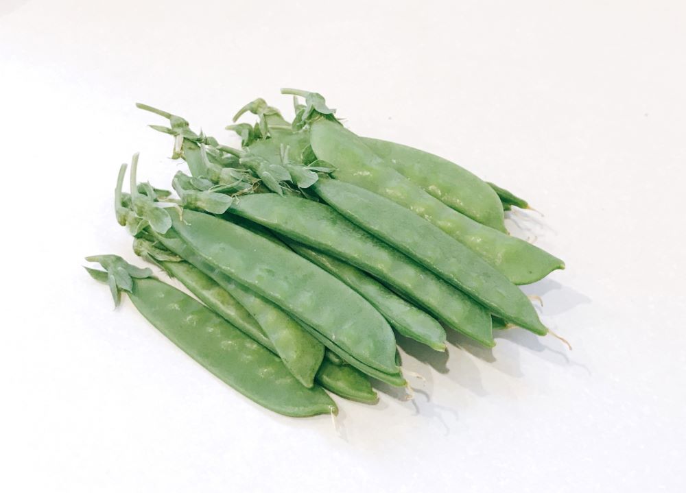 春野菜物語】エンドウ（サヤエンドウと実エンドウ）: fresh green peas