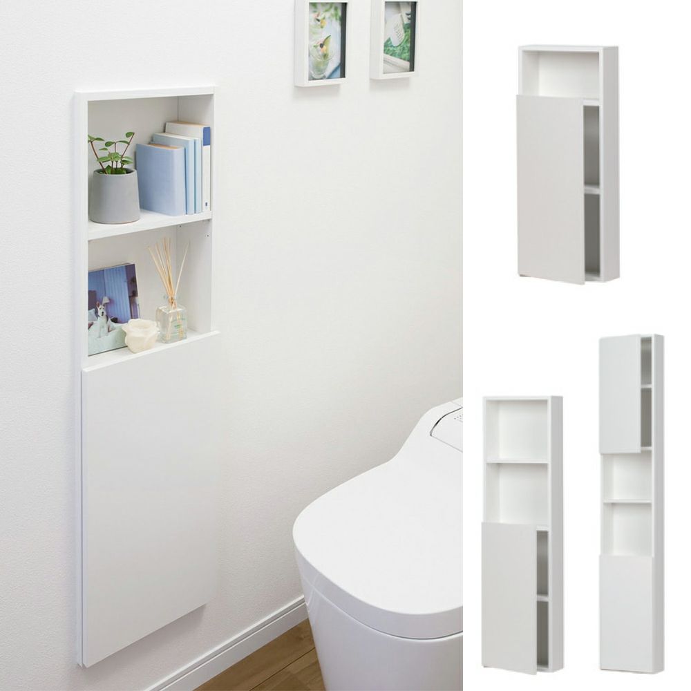 南海プライウッド トイレ上部収納 TJHD-CW-A 扉付き トイレ収納｜建材