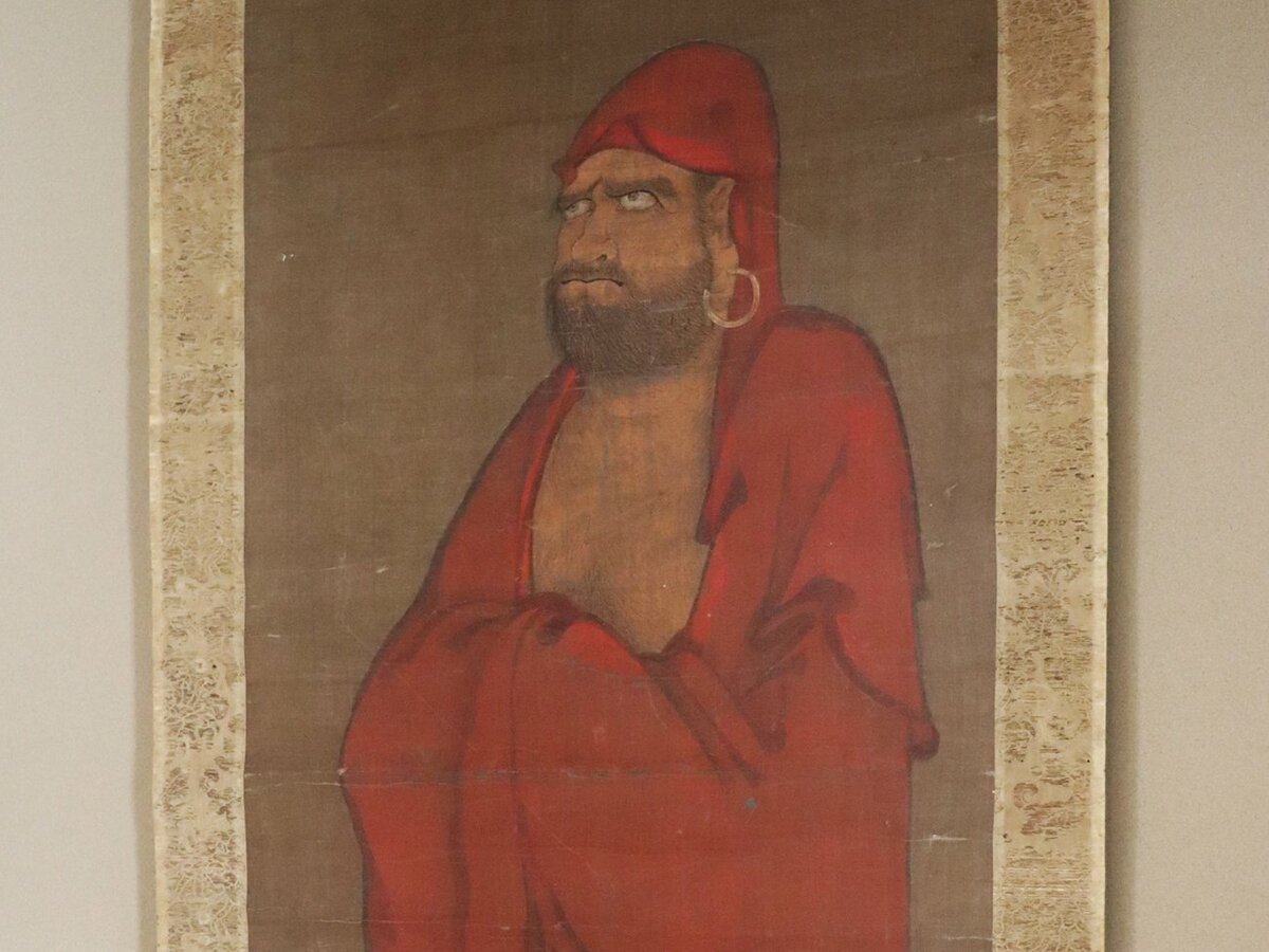 画僧・明兆の達磨図、京都市上京区の寺院で初の一般公開 100年超ぶりに