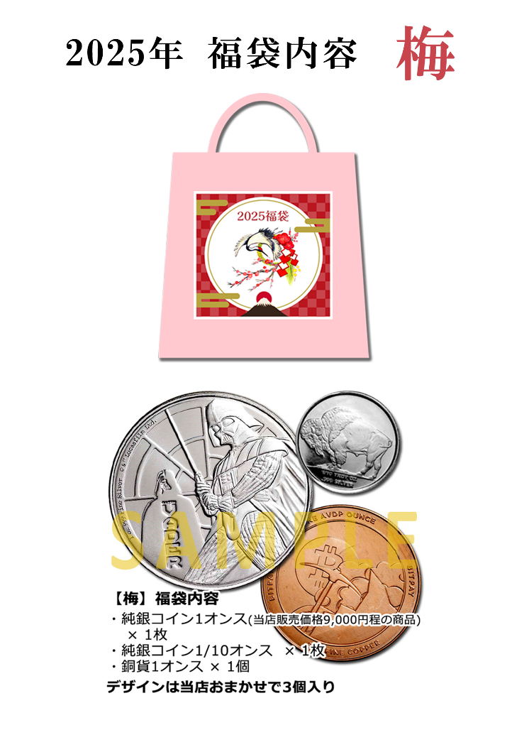 2025年「金銀の貯金箱」福袋、12月23日より販売開始 | スペース