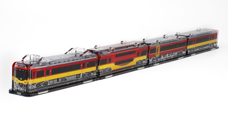待望のシリーズ第二弾】前代未聞のアクリル製・立体鉄道模型組立キット