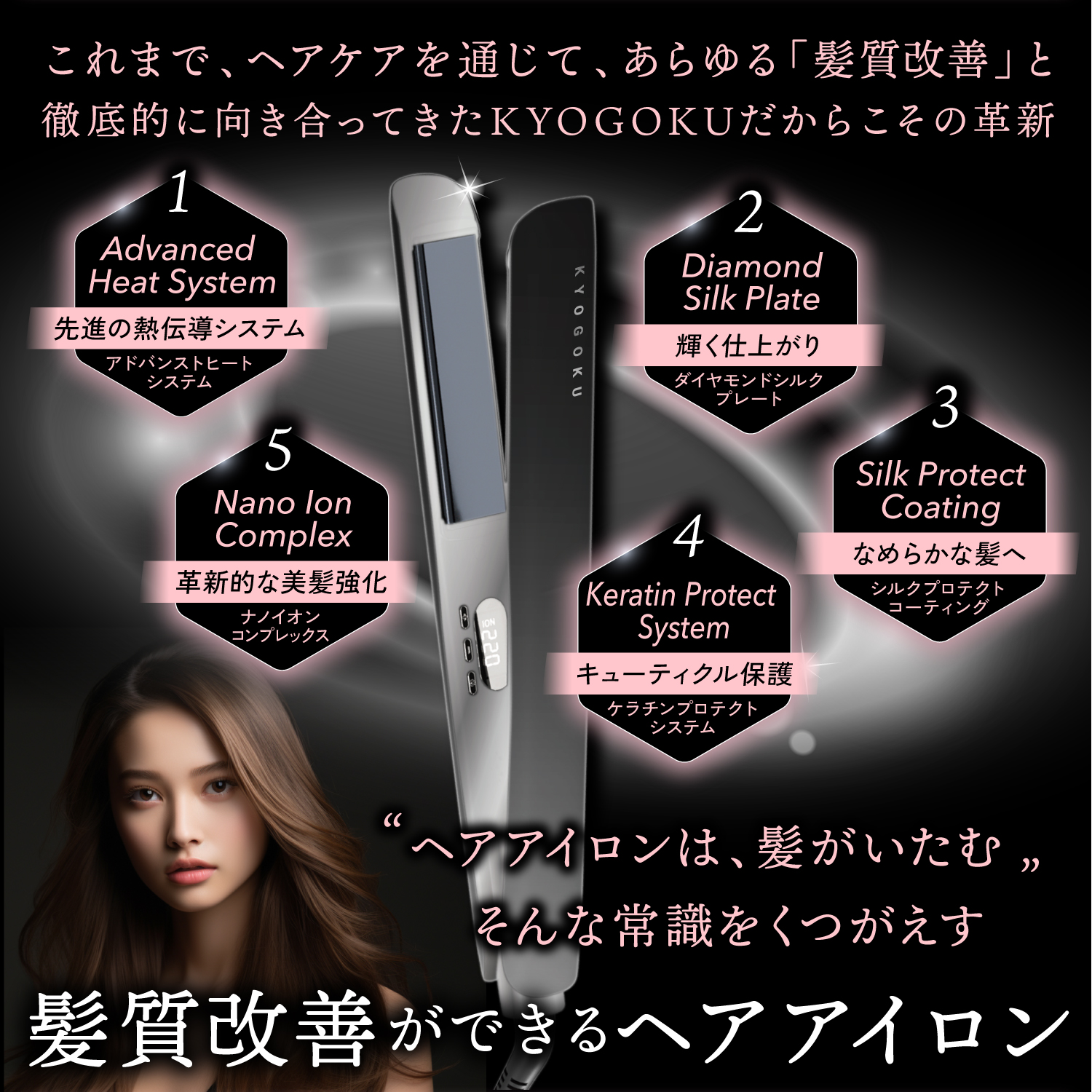 Kyogoku Professional / KYOGOKU ナノシルクケラチン ストレート